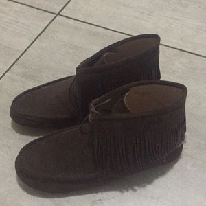 Brown ladies sz 9 booties